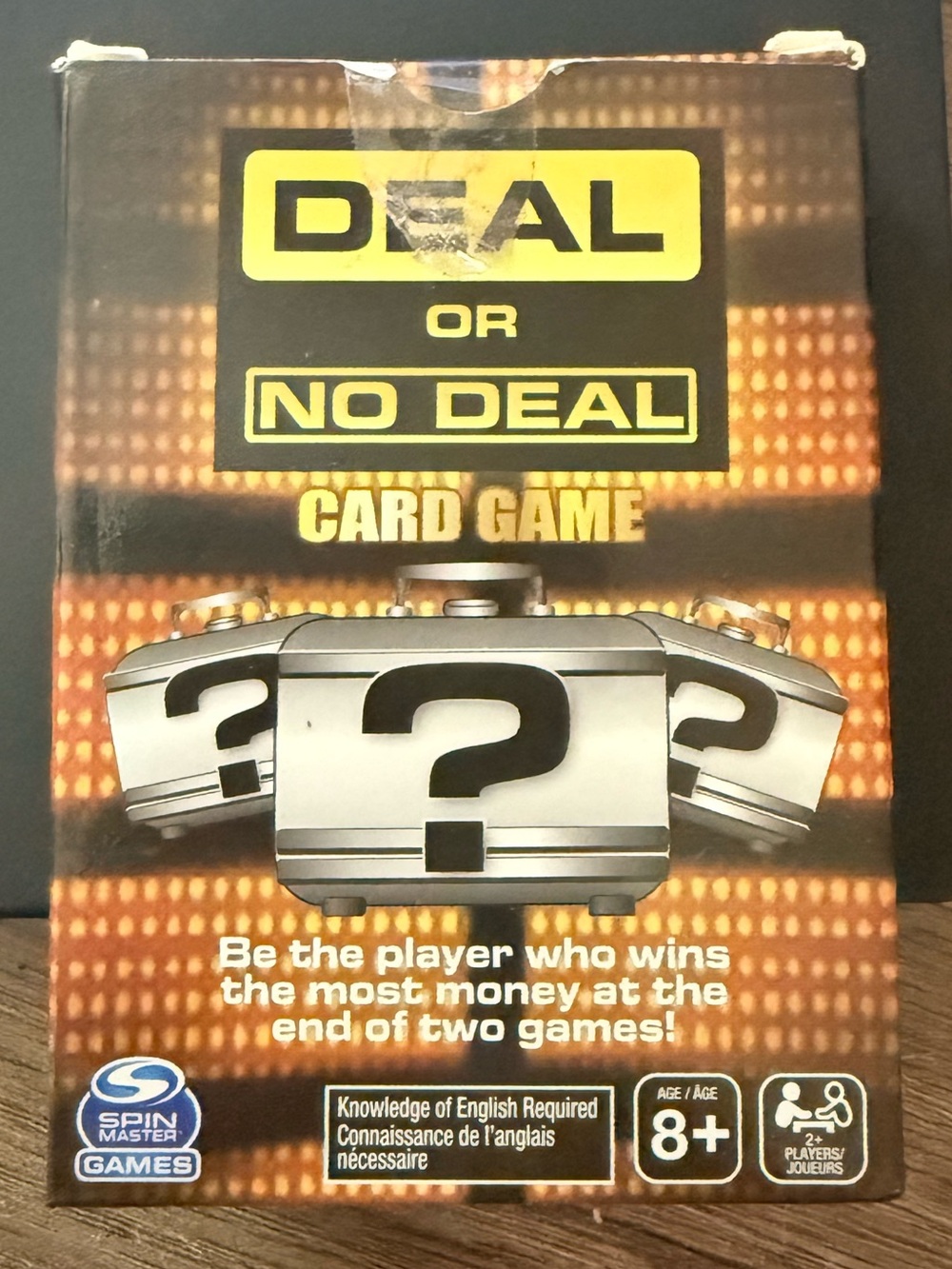 Spin Master Games "Deal Or No Deal" Travel Card Game